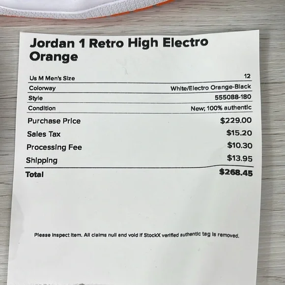 Jordan 1 Retro High Electro Shoes - Picture 11 of 12